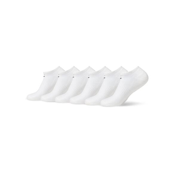 NWT Nike Everyday Cushioned Training No-Show Socks 6-Pack White/Black Large - Picture 1 of 5